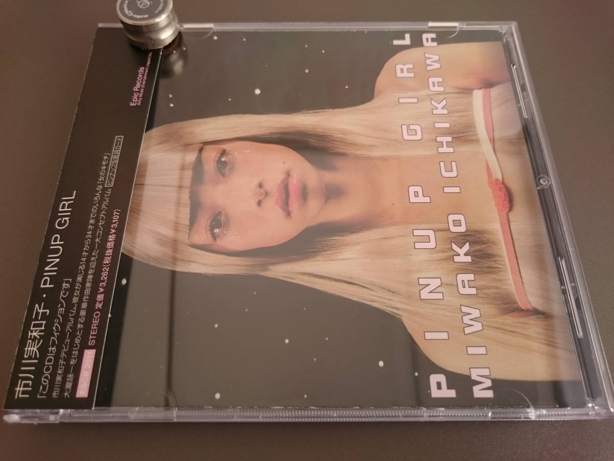市川実和子 GIRL PINUP 廃盤 3Dポストカードジャケット 初回限定盤