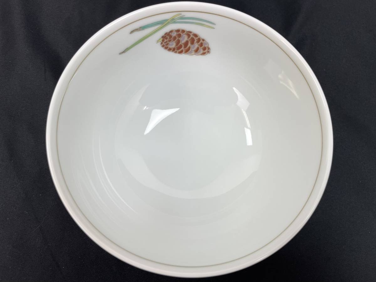 長期保管品 深川製磁 みのり 多用丼揃 絵変り5客 丼 鉢 箱あり 和食器