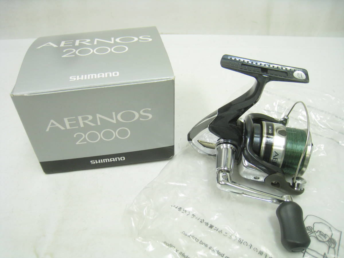 Shimano シマノ Aernos 00 12エアノス00箱 Sb36d021 シングルハンドル リール ブラック 黒 糸付き グリーン 緑 シマノ 売買されたオークション情報 Yahooの商品情報をアーカイブ公開 オークファン Aucfan Com
