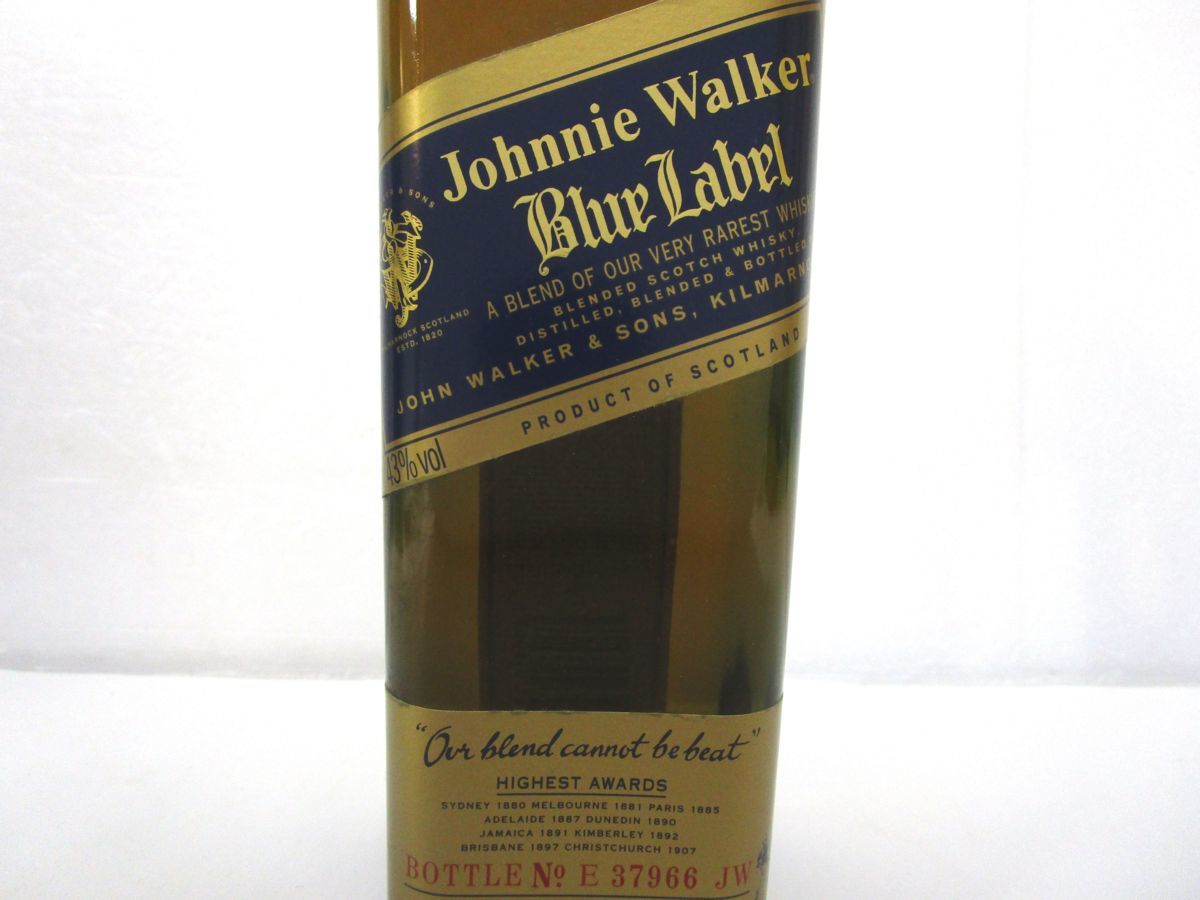古酒 未開栓 Johnny Walker ジョニー ウォーカー ブルーラベル SCOTCH