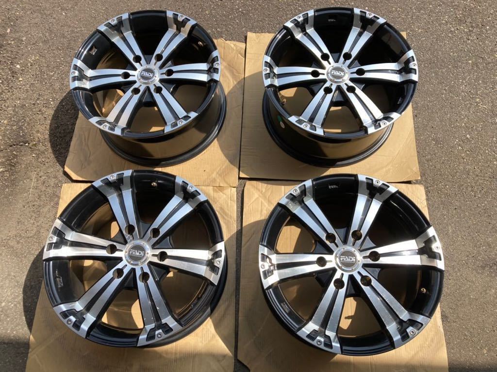 FADI K2アルミホイール 17インチ 8J 6穴 プラド150 等に スタッドレス  