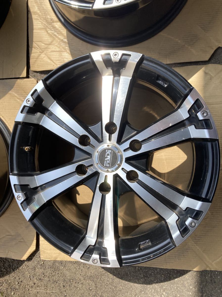 FADI K2アルミホイール 17インチ 8J 6穴 プラド150 等に スタッドレス  