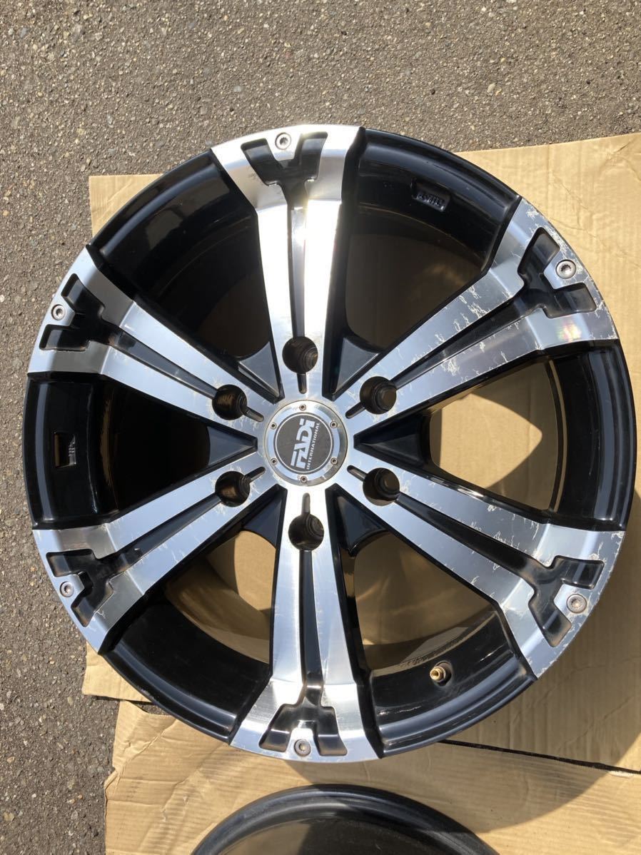 FADI K2アルミホイール 17インチ 8J 6穴 プラド150 等に スタッドレス 