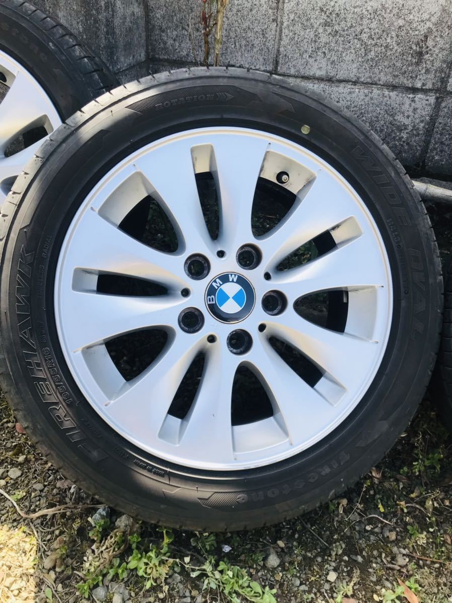 1円売り切りBMW 116i 1シリーズ 純正タイヤホイール 4本セット16 