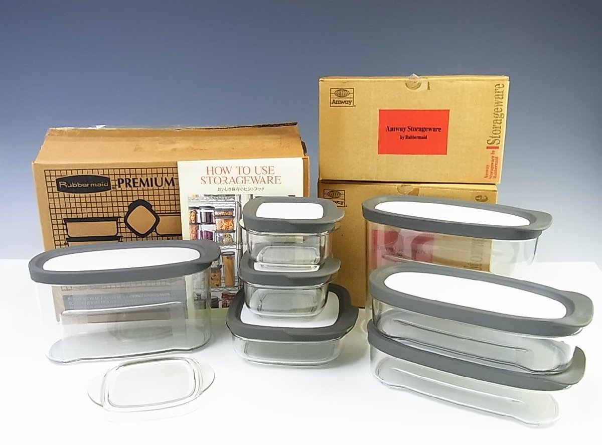 ラバーメイド /ストレージウェア タッパー / 12セット アムウェイ Amway Rubbermaid ストレージウェアセット 12ピース ラバーメイド