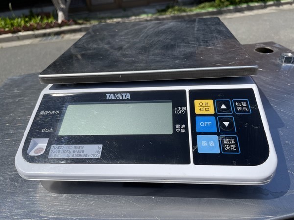 §綺麗【TANITA タニタ デジタルスケール TL-280 片面表示 4㎏～15kg 拡張表示 厨房用 店舗用品】カウンティング機能 M04010