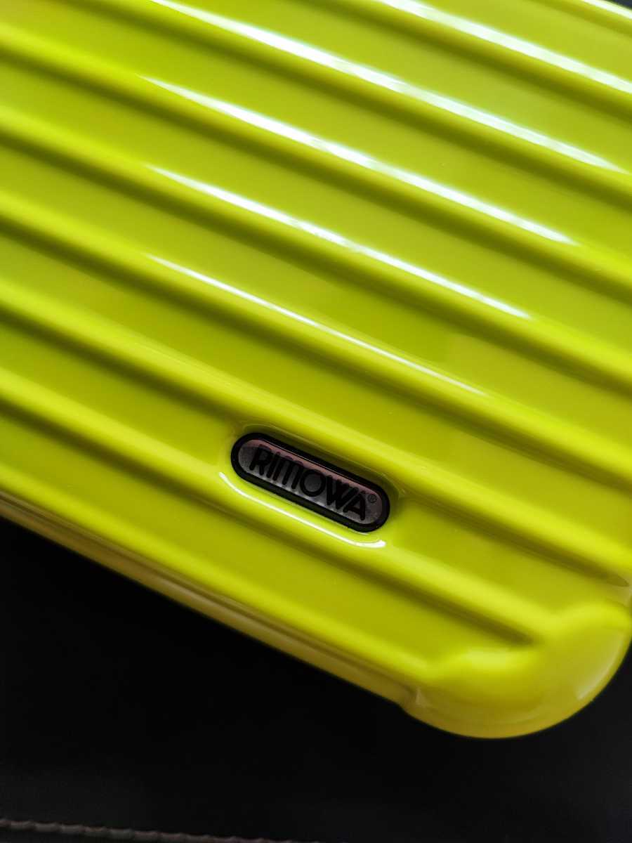 リモワ RIMOWA×タイ国際航空 ファーストクラスアメニティポーチ 蛍光
