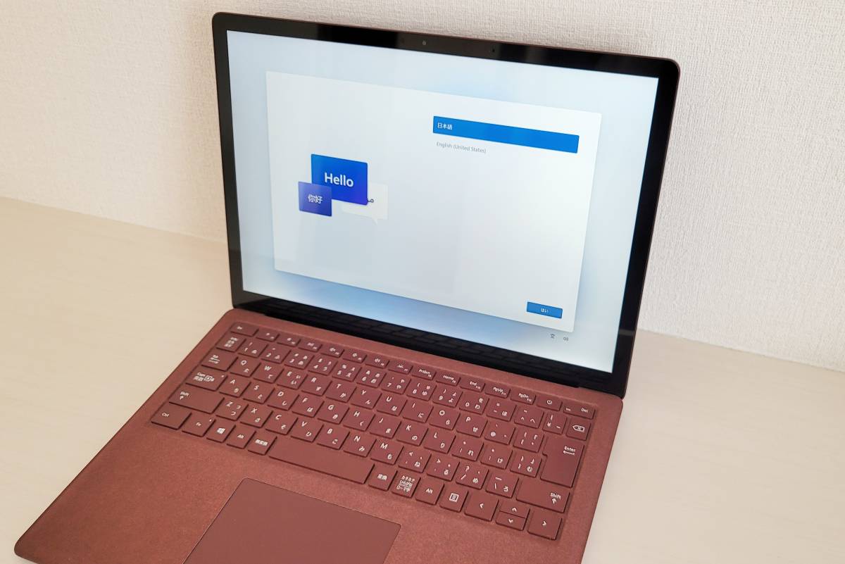 Microsoft Surface Laptop バーガンディ 8GB/256GB 【公式通販】