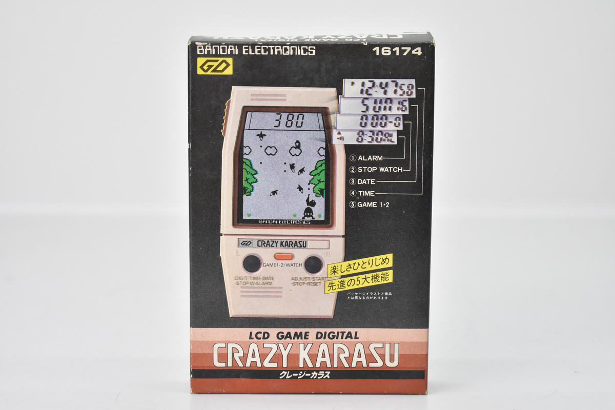 旧バンダイ LCDゲーム クレージーカラス ※デッドストック[未使用][新品