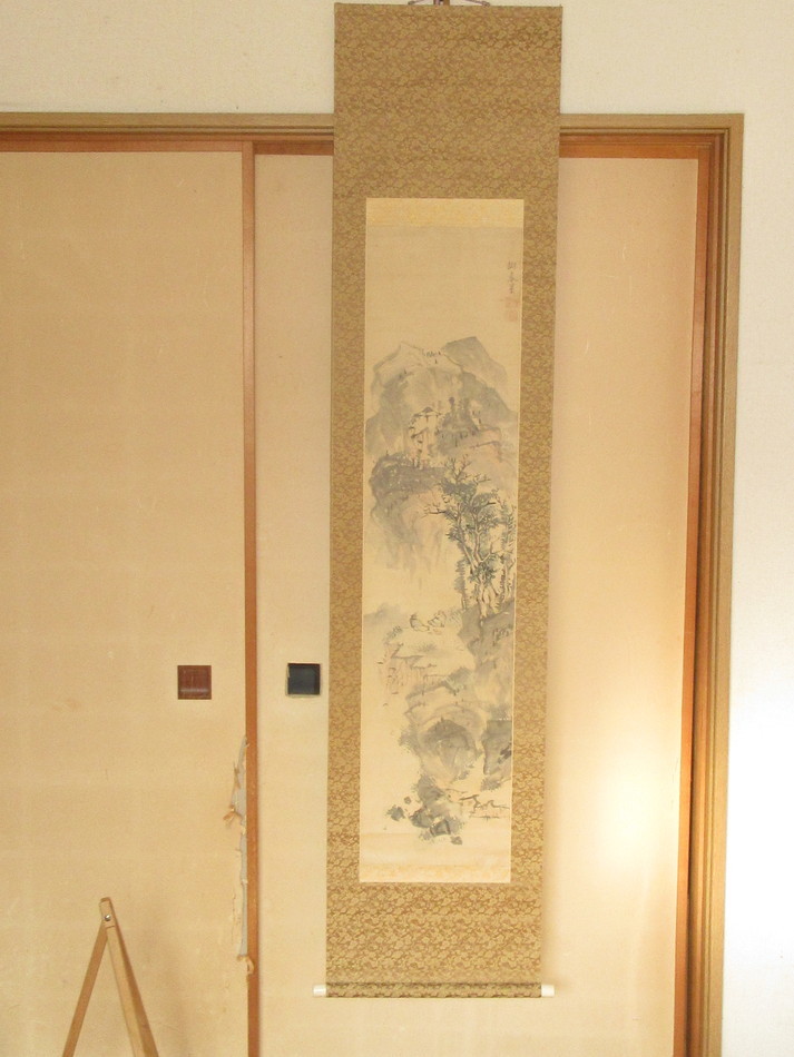 【大人気，正規品】 日本画 謝 春星 蕪村 山水高士談笑図 紙本水墨肉筆(山水、風月)｜売買されたオークション情報、yahooの商品情報をアーカイブ公開 - オークファン 山水、風月