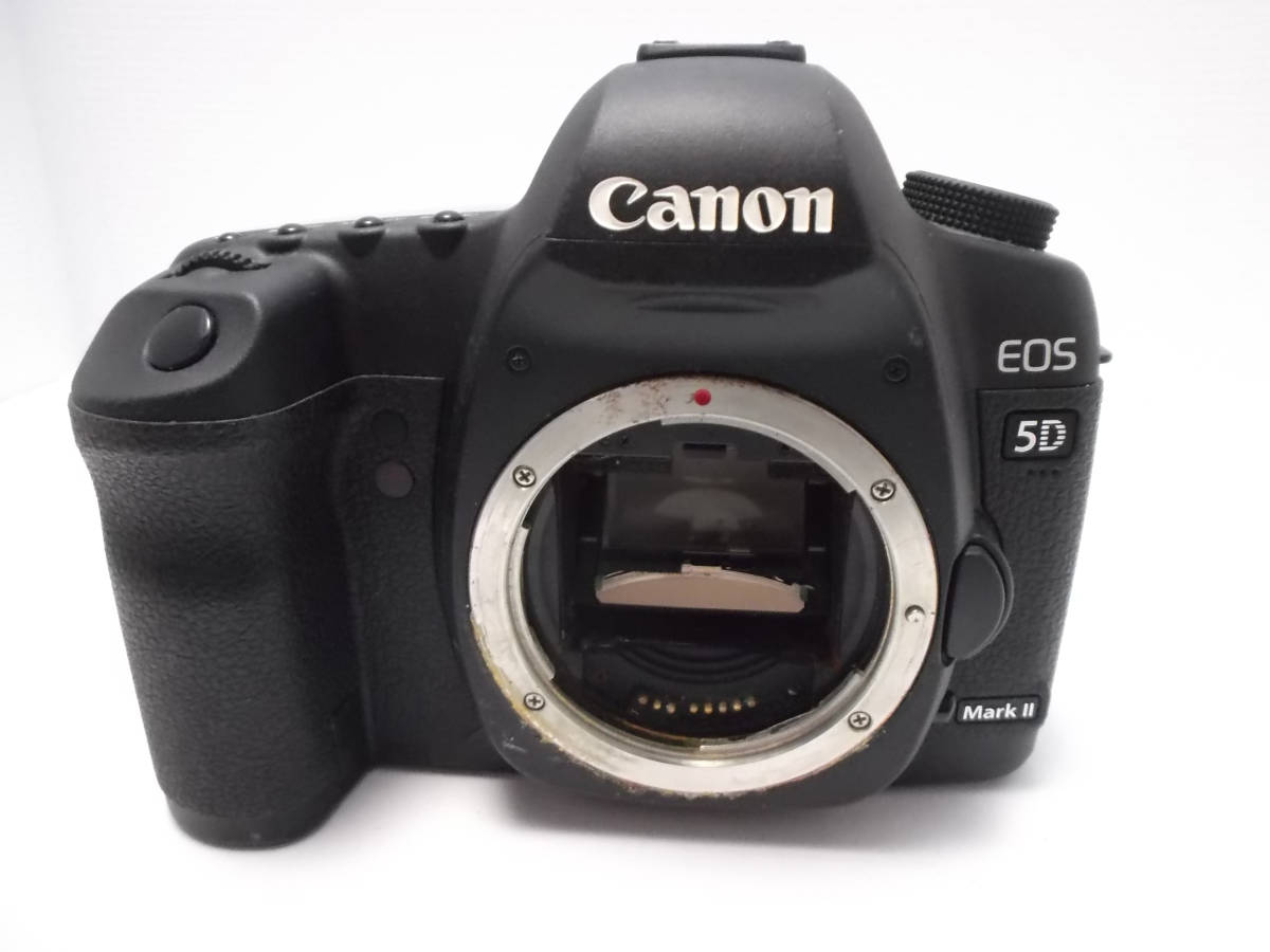 Canon キャノン　デジタルカメラ　5台　動作未確認　ジャンク　修理用② 02-06＃Canon キヤノン 5D Mark II ジャンク品（水没歴あり） 14年前の