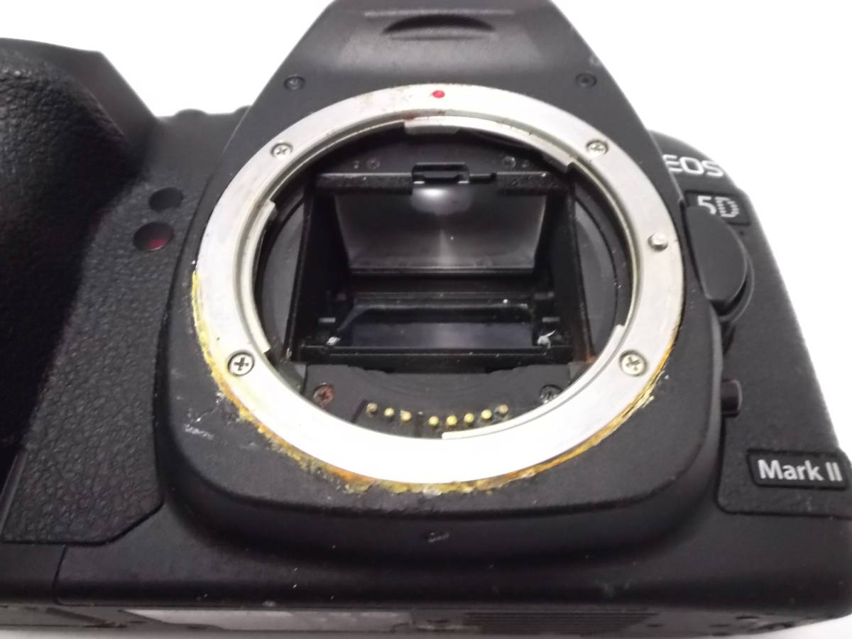 02-06＃Canon キヤノン 5D Mark II ジャンク品（水没歴あり） 14年前の