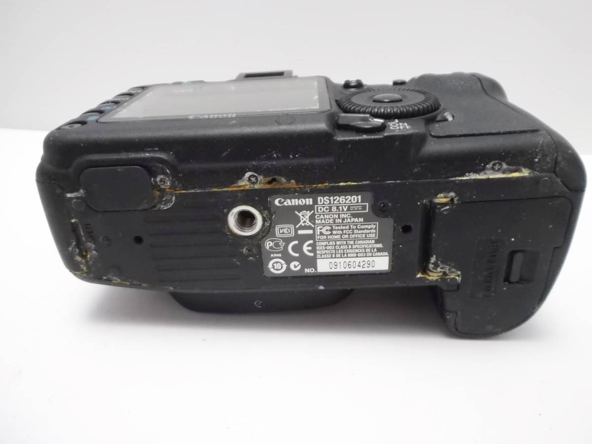 02-06＃Canon キヤノン 5D Mark II ジャンク品（水没歴あり） 14年前の