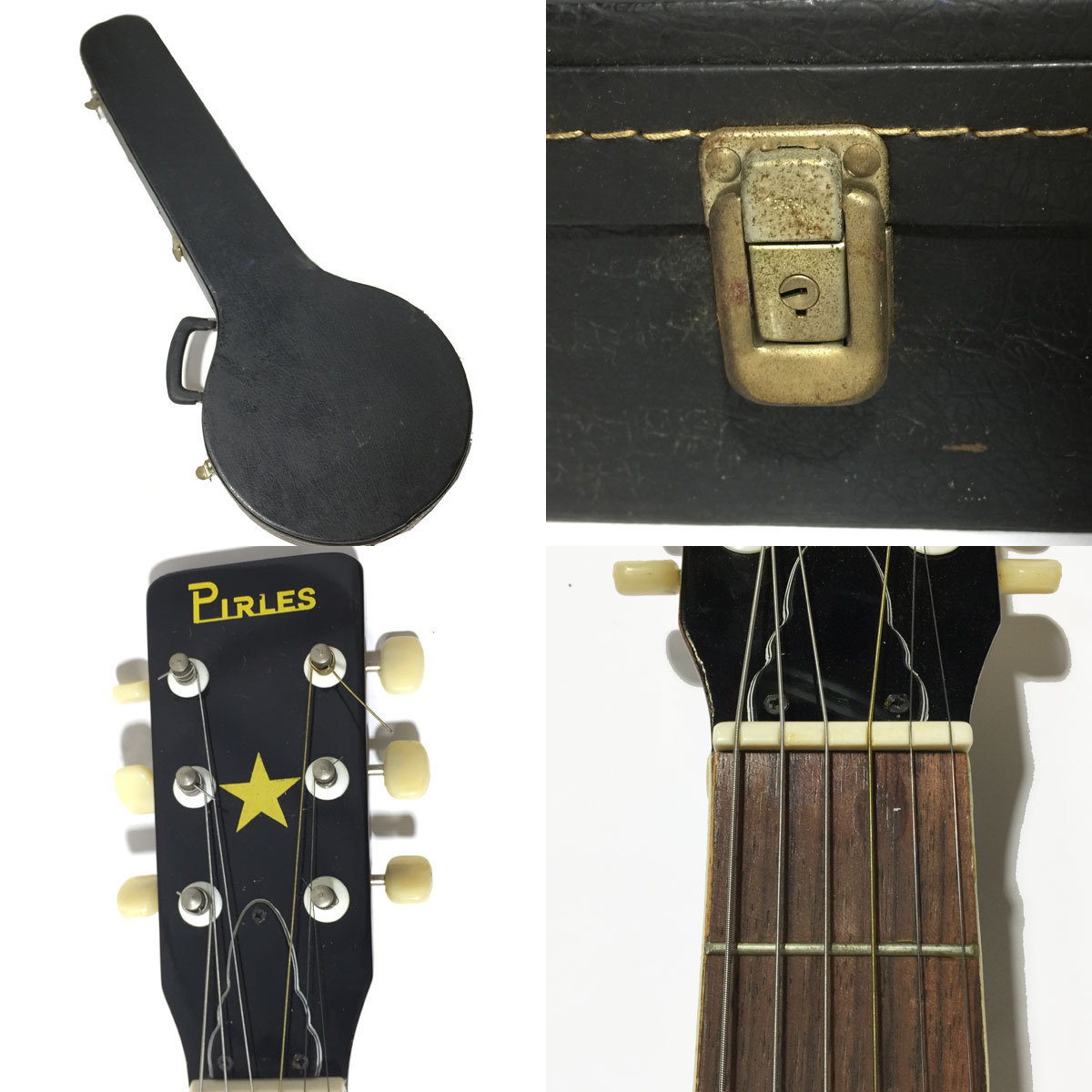 PIRLES ピアレス 6弦 バンジョー ハードケース付き PIRLES