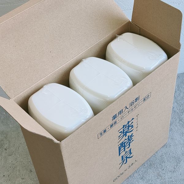 薬用入浴剤 600g 未開封薬酵泉 やくこうせん 3本セット｜