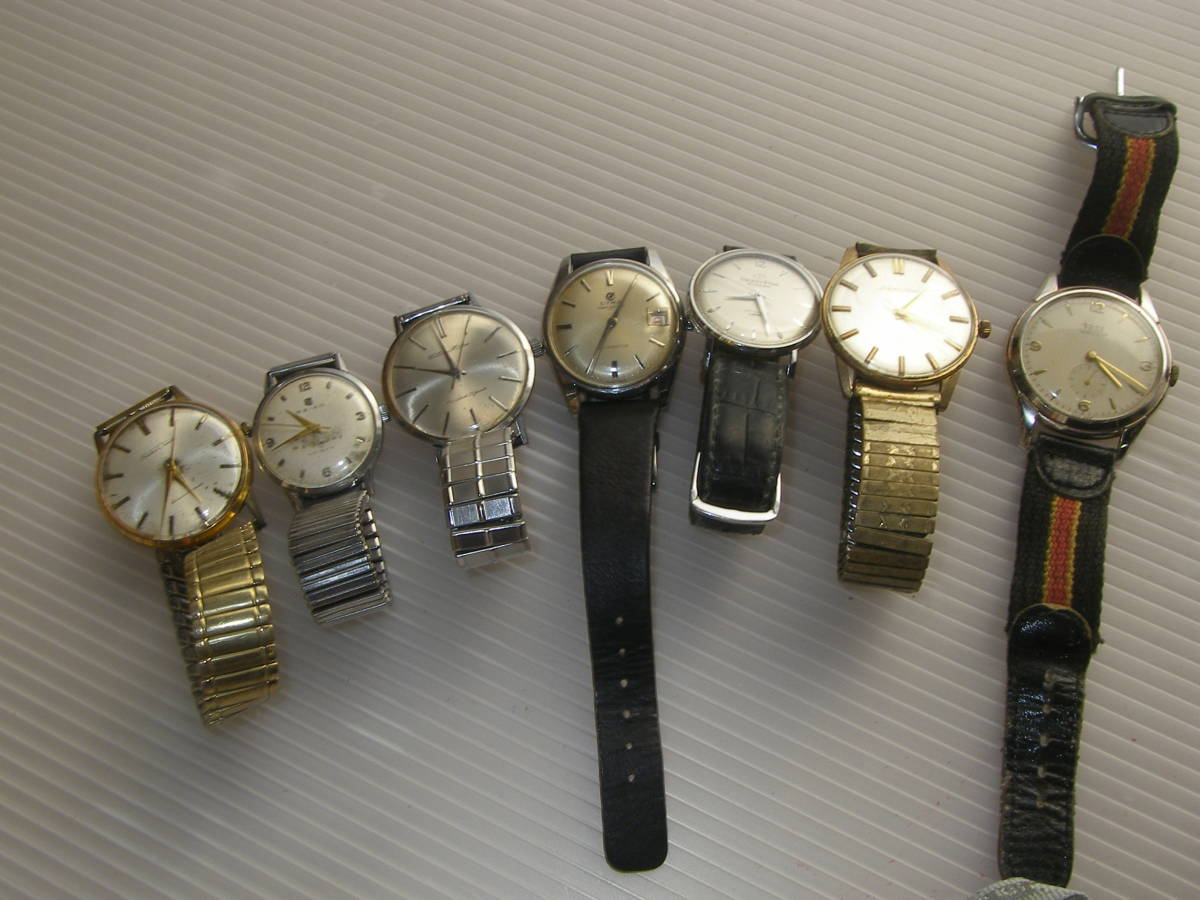 ☆ SEIKO/セイコー 時計 メンズ 7個 動作未確認 ジャンク① ☆ SEIKO
