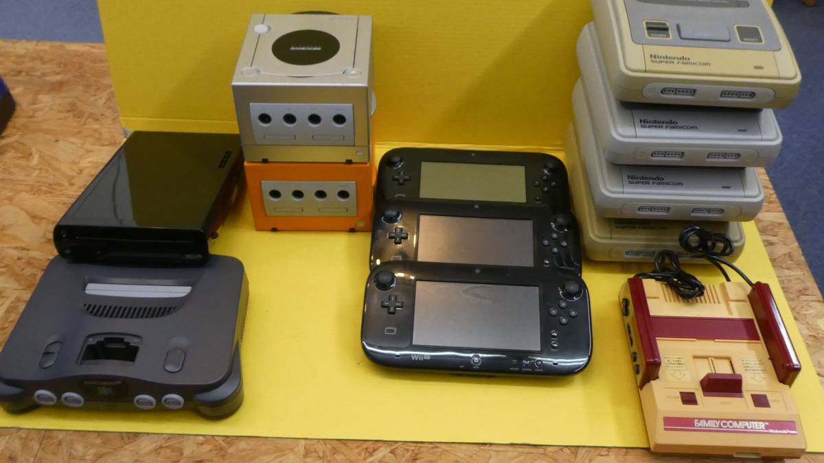 ◎【ジャンク品まとめ】任天堂 wiiU/ゲームキューブ