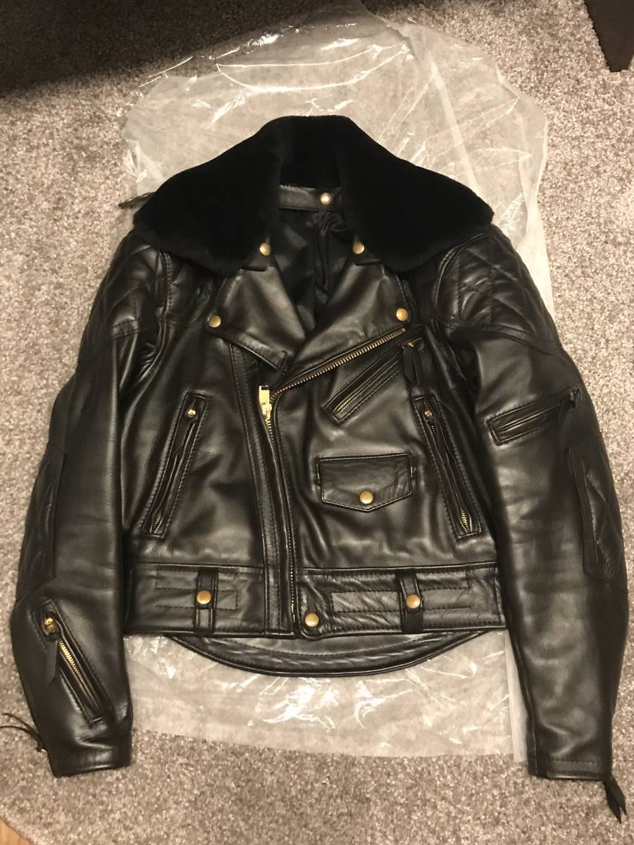 美品 Leathers ラングリッツレザー MOM&POP パテッド コロンビア 