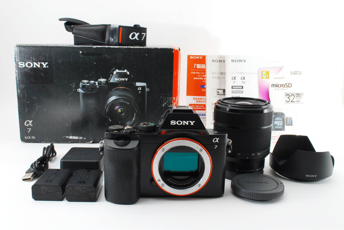 美品 SONY α7 ILCE-7 ミラーレス一眼 Wi-Fi搭載 【公式通販】