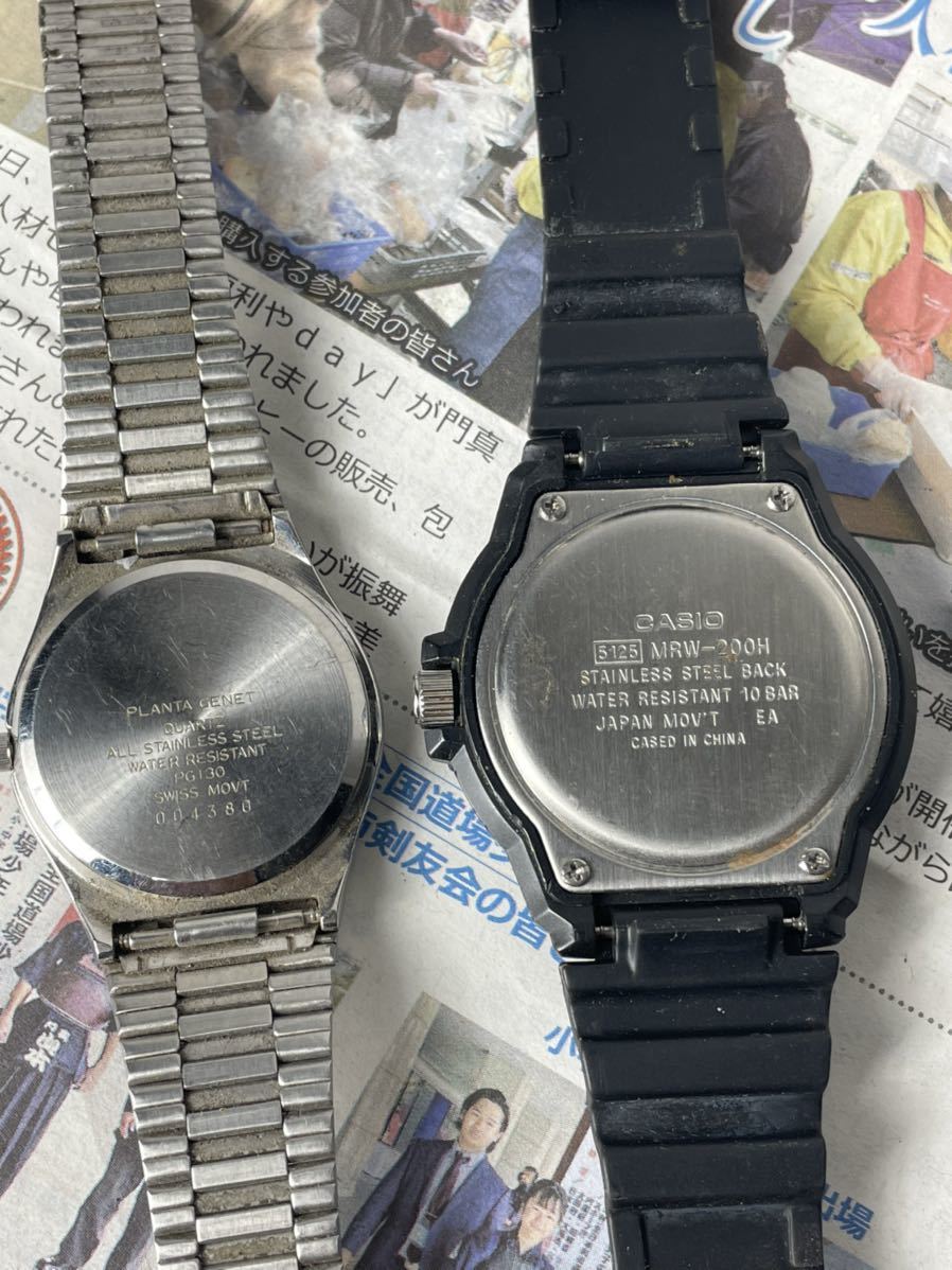 低価，人気SALE SEIKO SPIRIT QUARTZ QR CASIO など　6点セット　稼働品