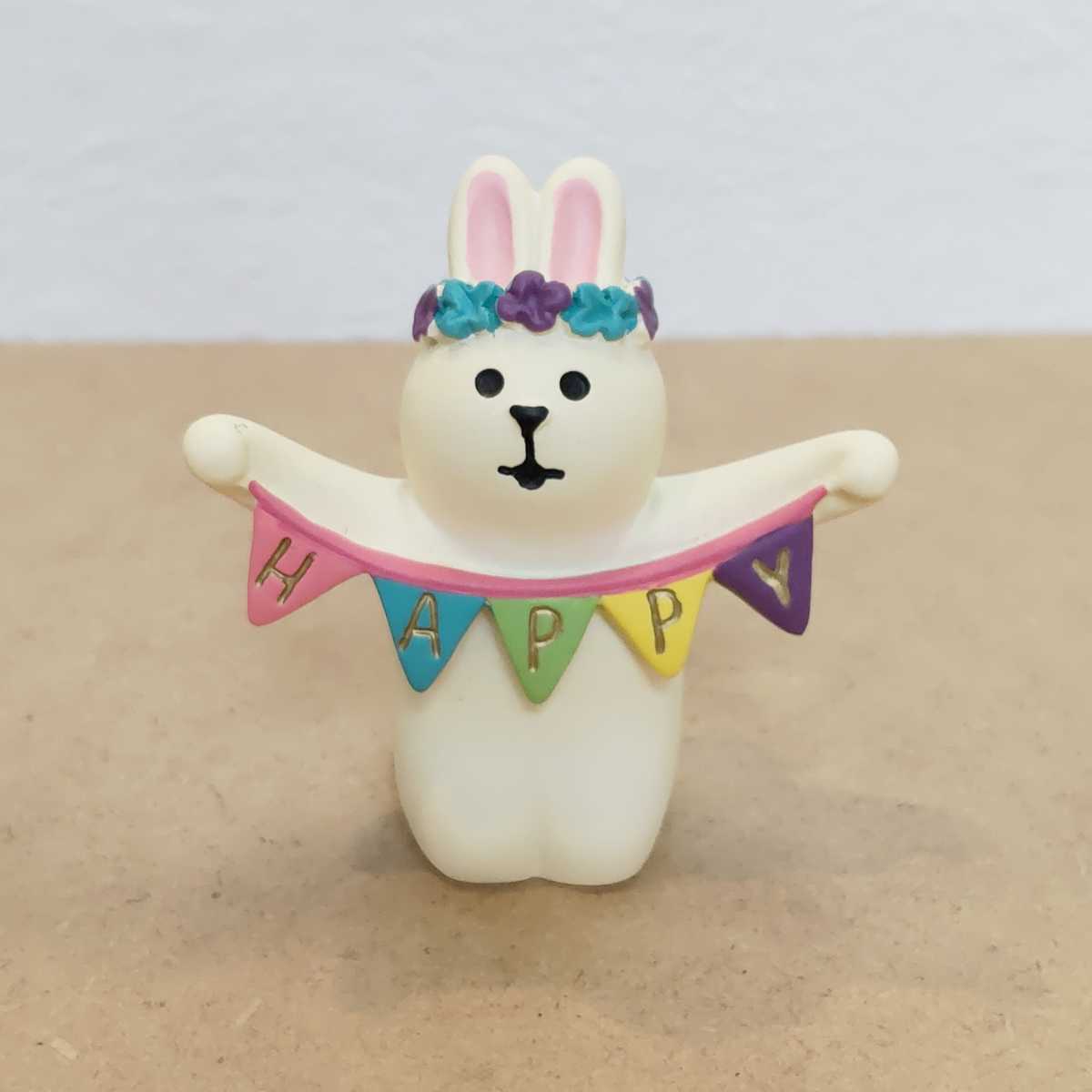 春うさぎ フラッグ】concombre コンコンブル◇DECOLE デコレ 置物