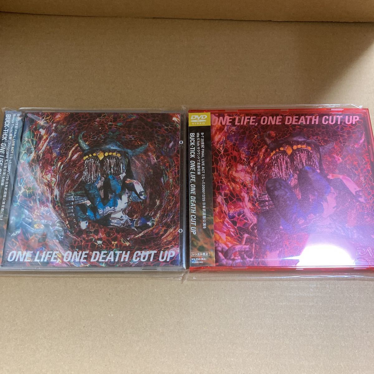 CD DVD セット BUCK-TICK ONE LIFE ONE DEATH CUT UP DVD初回限定レッドケース仕様 ヴィジュアル系 ...