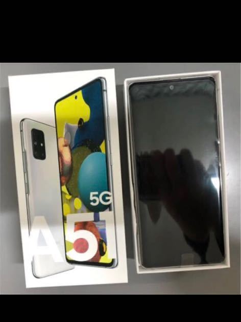 SAMSUNG Galaxy A51 5G au SCG07 プリズムホワイトSIMフリー Android