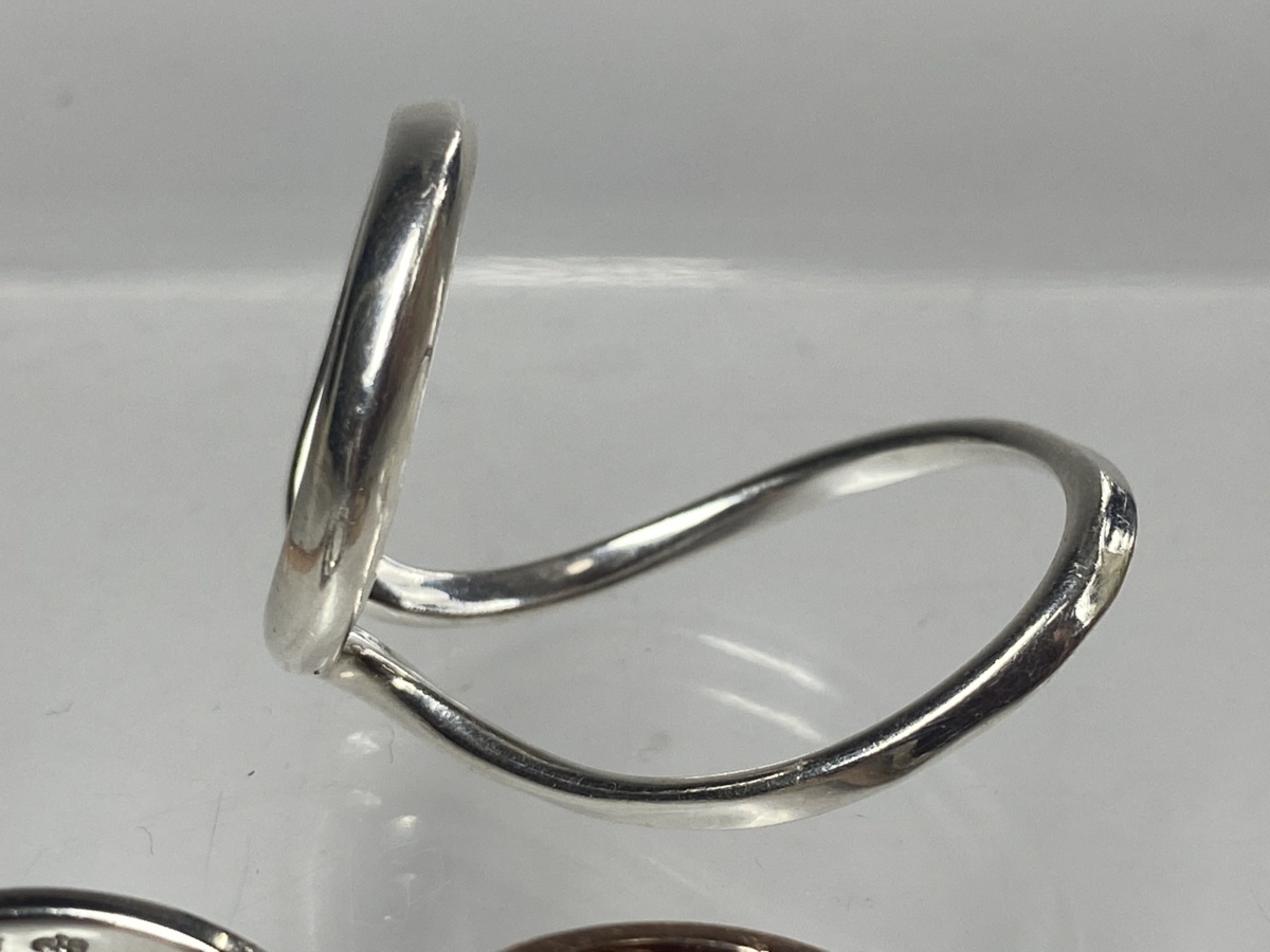 ete 925バングル＆指輪シルバー925 P1472中古】ete エテ/ SLVER シルバー リング/バングル/ 925 / 6点