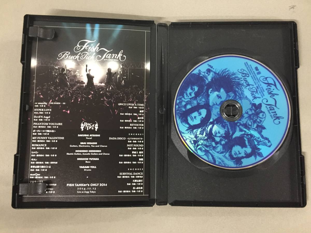 BUCK-TICK ONLY TANKer's FISH DVD : 商品詳細ページ SHOP WEB