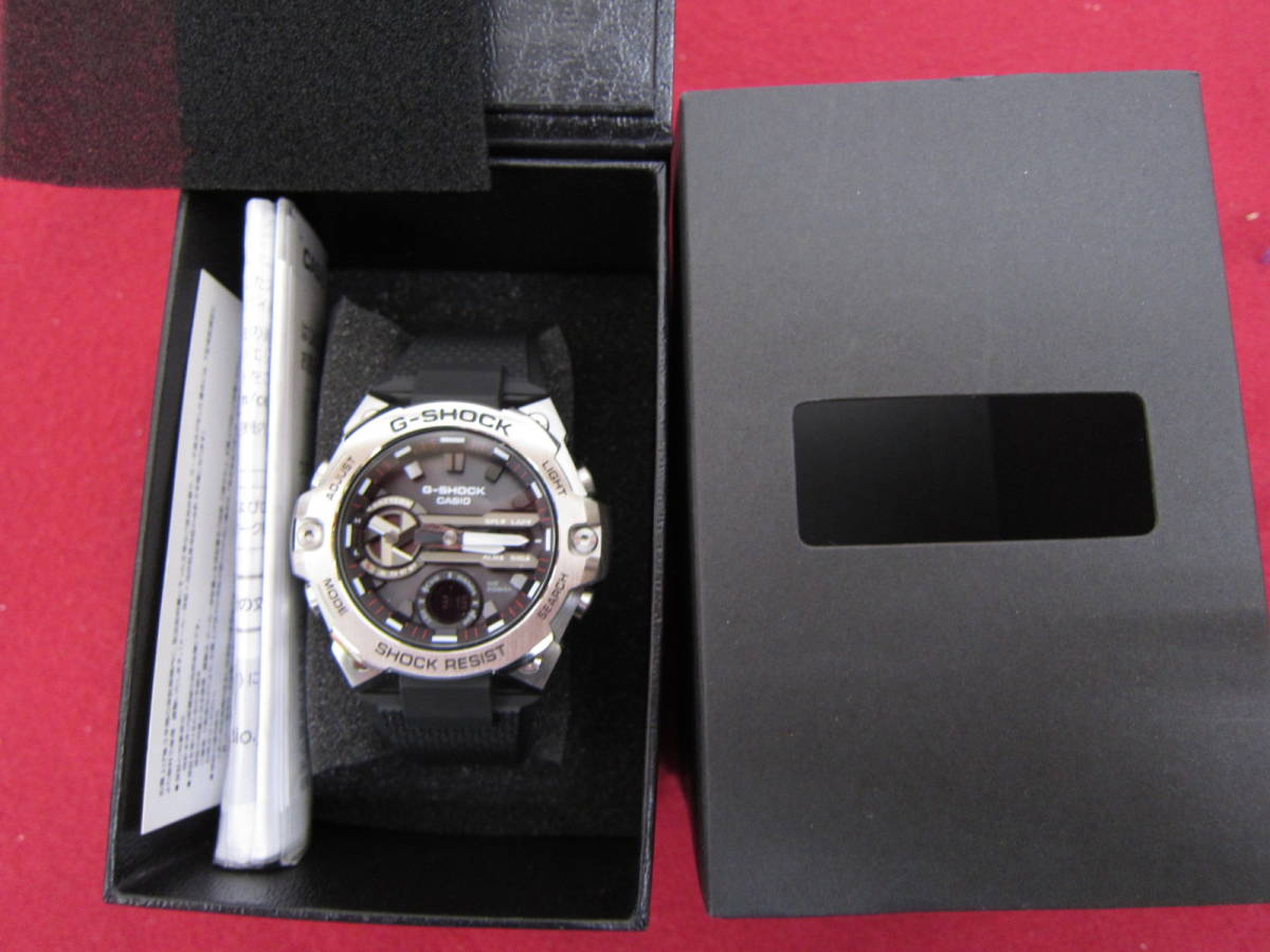 ☆CASIO G-SHOCK G-STEEL GST-B400-1AJF 3月22日購入 保証書付き 新品級