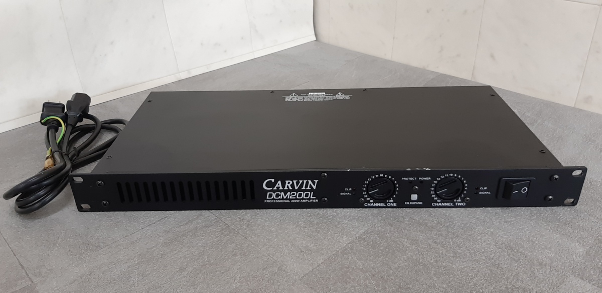 CARVIN DCM200L パワーアンプ 03S62□CARVIN パワーアンプ DCM200L 動作品□ Yahoo!オークション