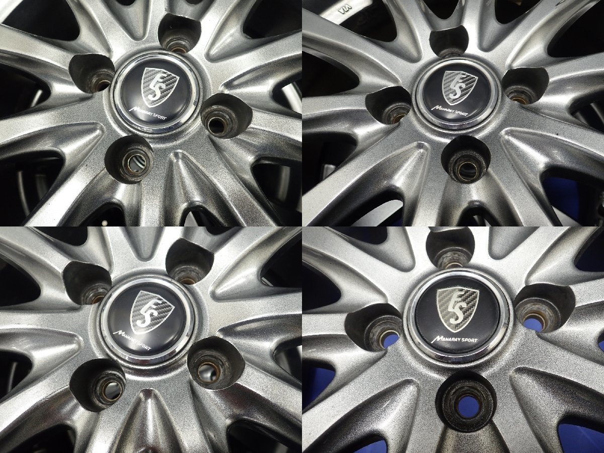 ◎MANARAY SPORT ホイール タイヤ 4本 16インチ 195/50R16 84V NANKANG