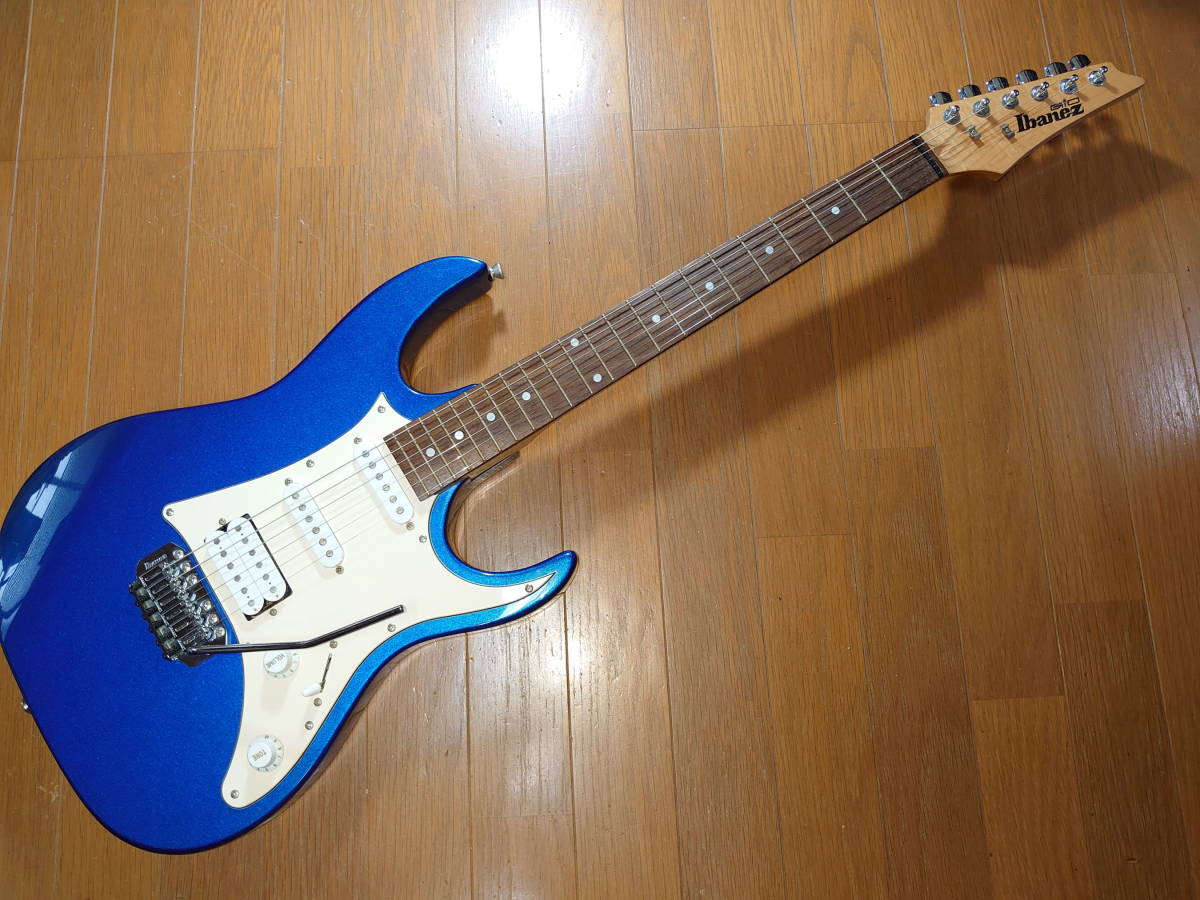 アイバニーズ エレキギター SSHタイプ 青 Ibanez エレキギター ブルー