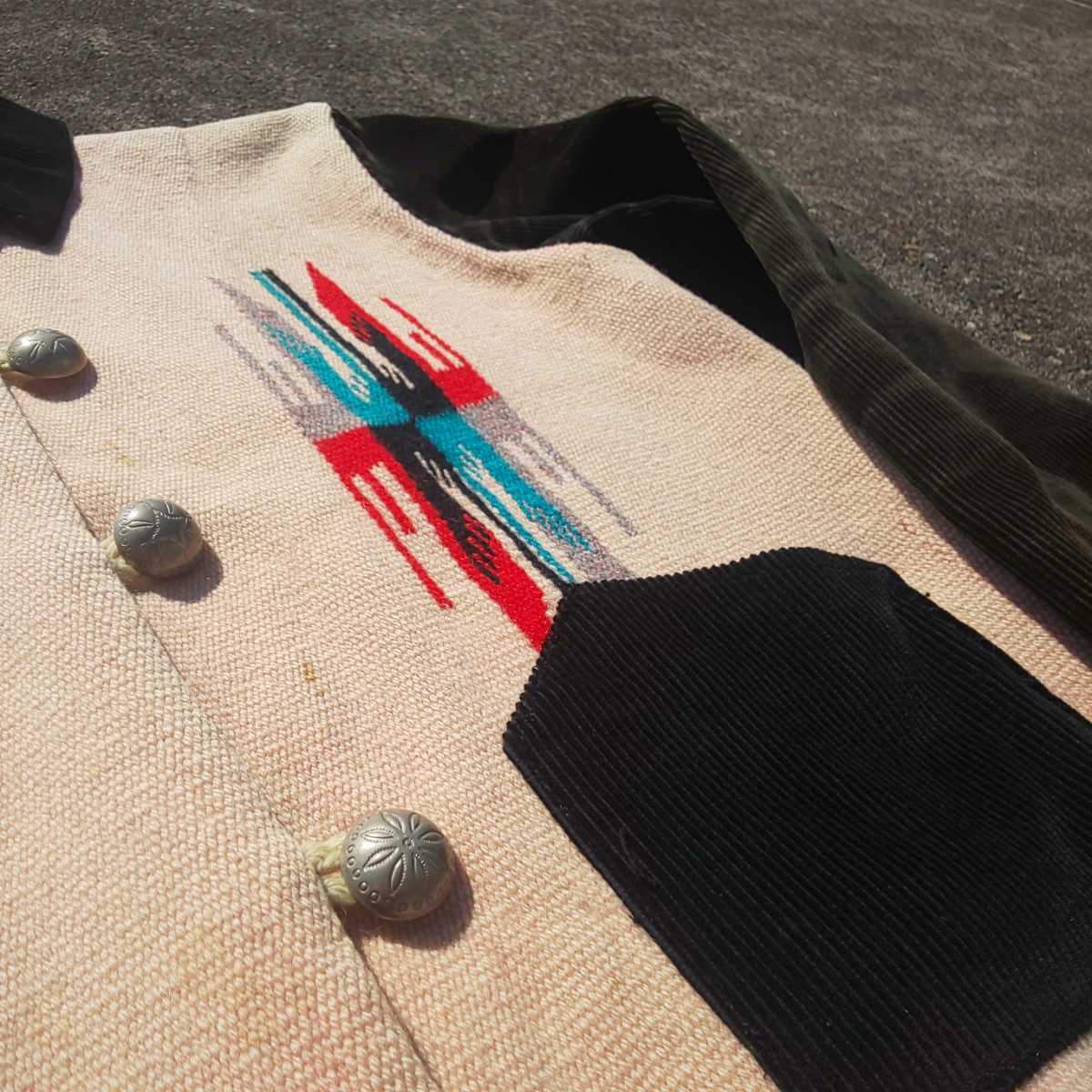 1940s southwest arts & crafts チマヨジャケット chimayo navajo 