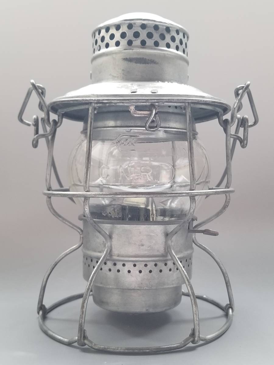 美品☆点灯確認済み☆Hiram L Piper C.N.R Railroad Lantern レイル 