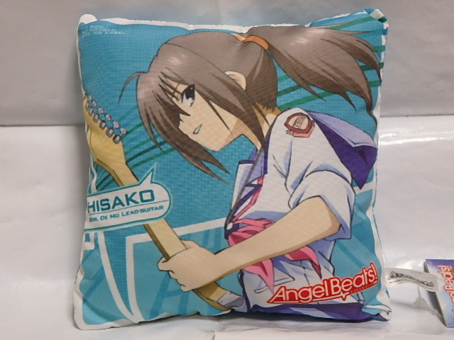 未使用、Angel Beats!☆ミニミニクッション 13.5㎝、ひさ子☆非売品 