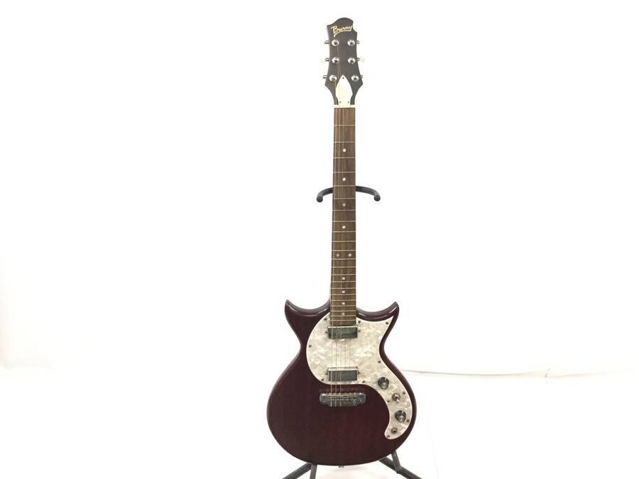 Burny WS-65 バーニー エレキギター ワインレッド系☆現状品 Yahoo