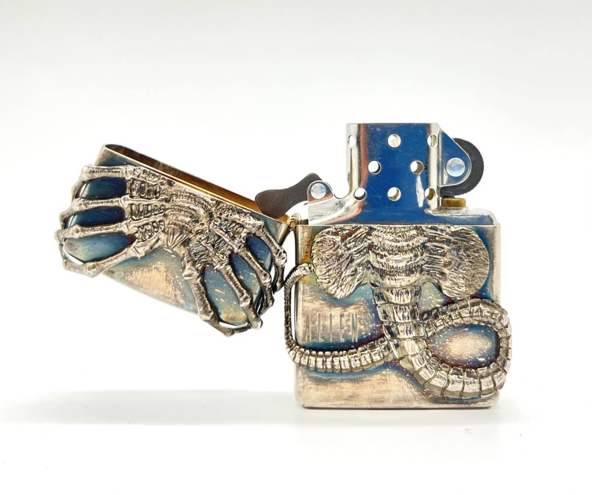 未使用 ZIPPO ALIEN エイリアン フェイスハガー ジッポー ライター 