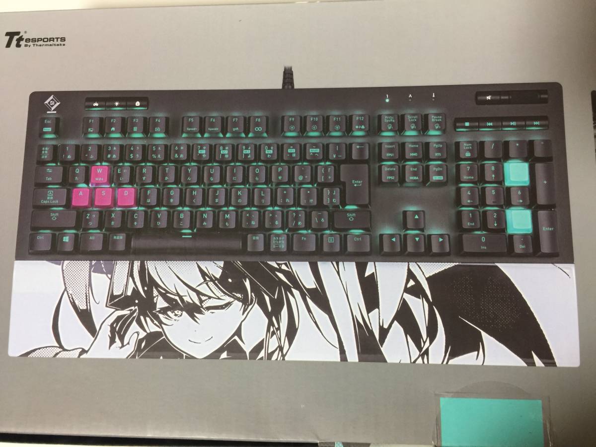 新品未開封】初音ミク ゲーミング キーボード KB-NER-TBBOJP-09 