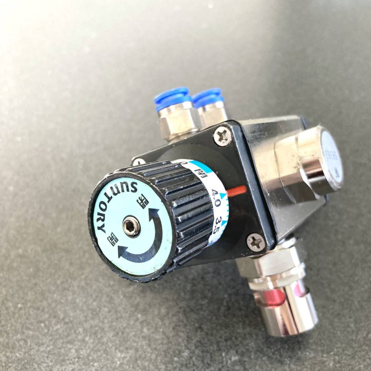 ビールサーバー減圧弁ダブル 新しいパッキン付き co2レギュレーター 