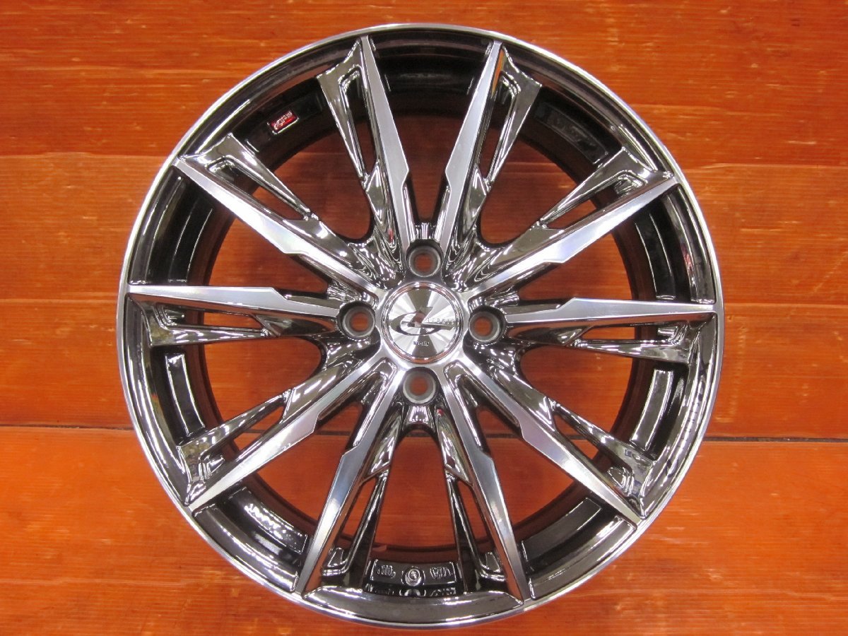 Y2】WEDS レオニス LEONIS GX BMCMC 17インチ 6.5J +50 PCD100 4H 