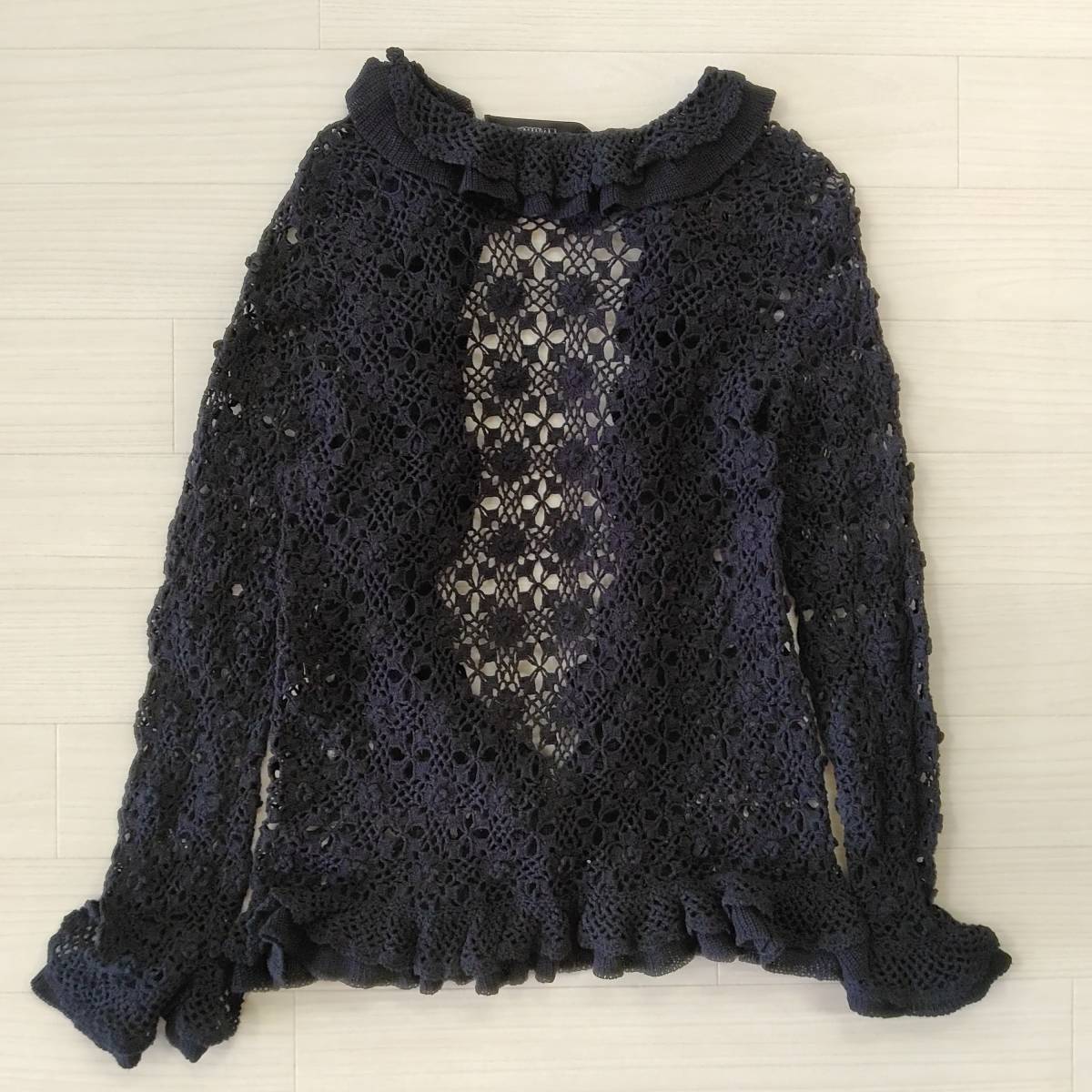 PINK HOUSE（カーディガン）のフリマアイテム一覧 HOUSE ピンク ねこと花刺繍カーディガン チェリーカードモチーフ使いニットカーディガン｜ピンクハウス PINK HOUSE/ピンクハウス/花刺繍/レース×フリルカーディガン