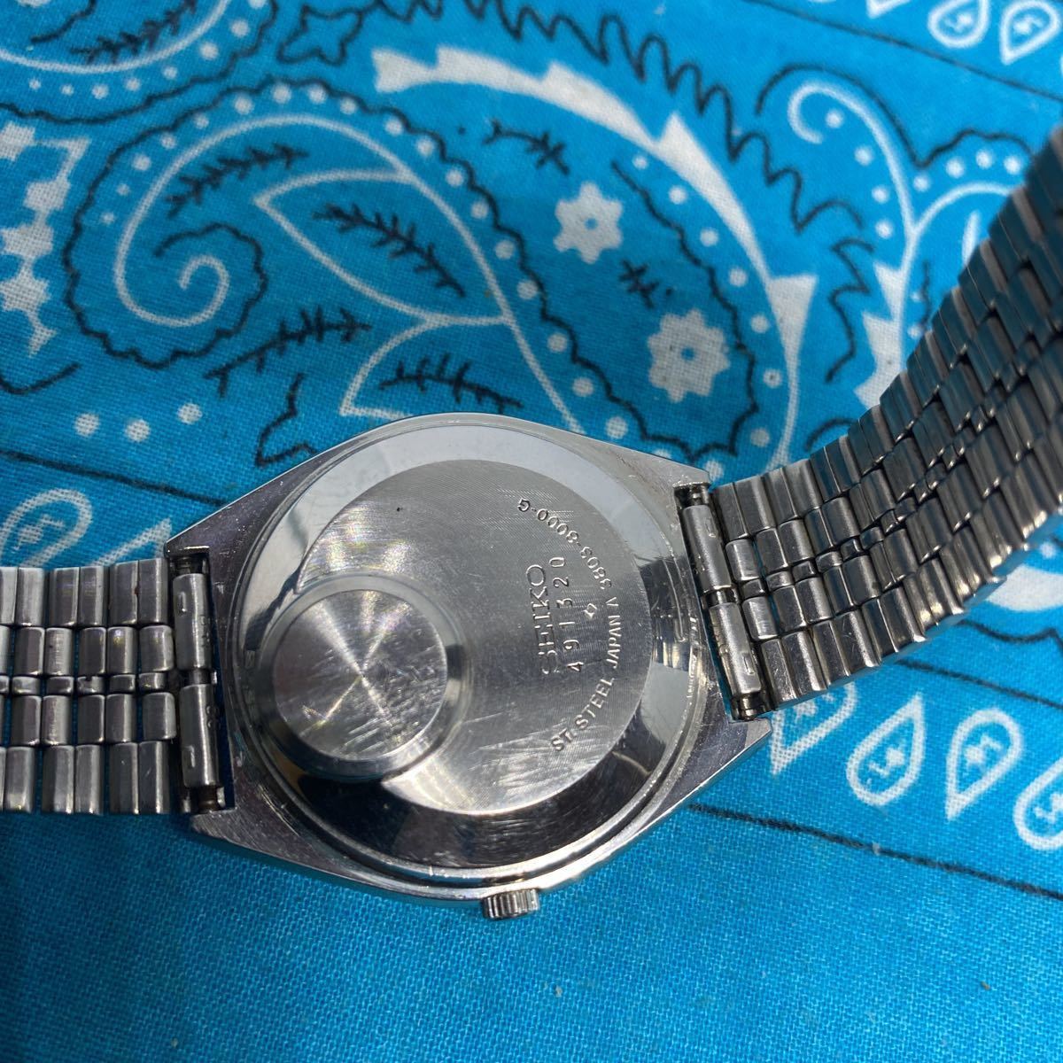良品 SEIKO セイコー QUARTZ クォーツ QT 3803-8000 38クオーツ 稼働品
