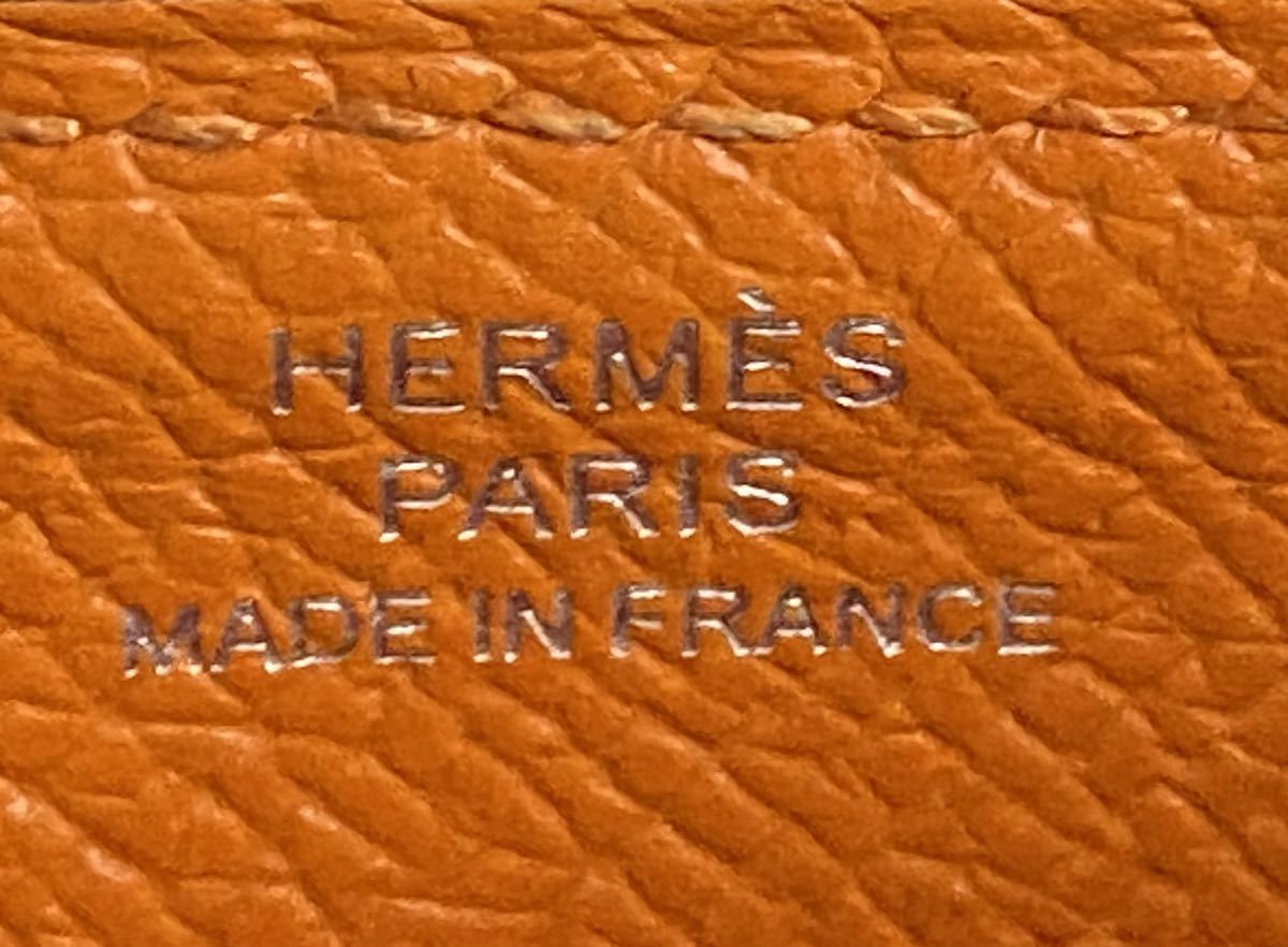 ☆エルメス／HERMES アザップロング／オールレザー：ラウンド 