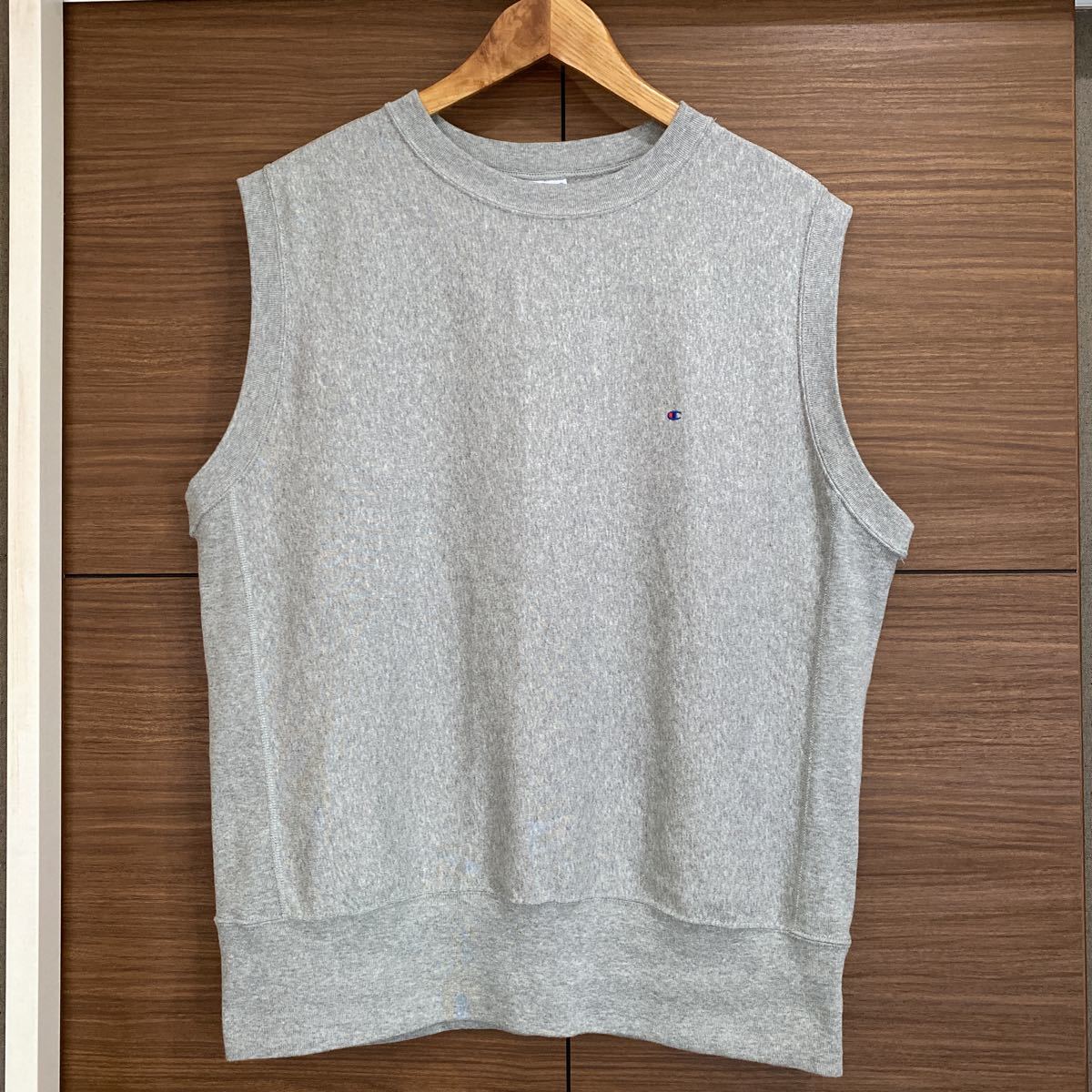 HOT，爆買い Champion リバースウィーブ ベスト チャンピオン Ｍサイズ REVERSE WEAVE グレー(男性用)｜売買されたオークション情報、yahooの商品情報をアーカイブ公開 - オークファン 男性用