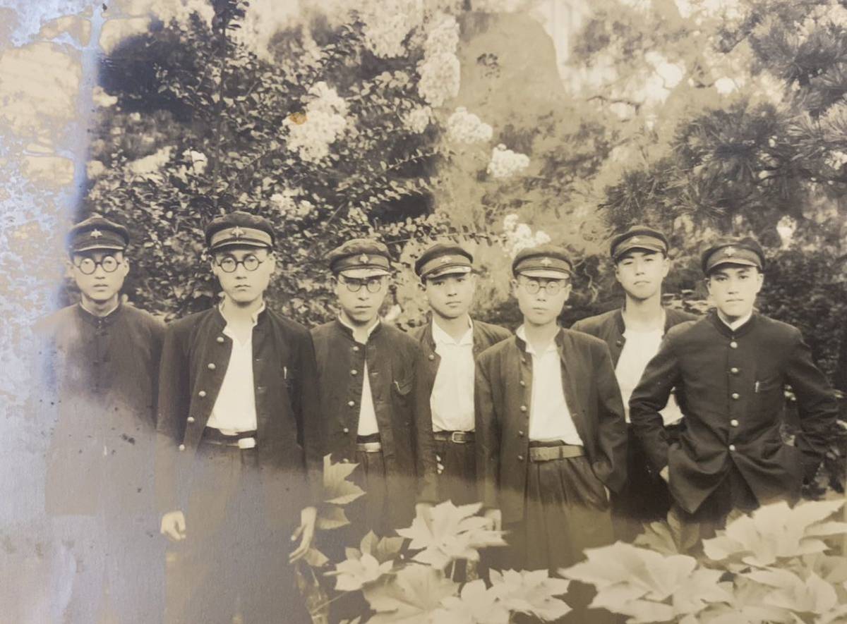 戦前 バンカラ風学生 学生 男性 1枚 古写真 / 昭和 戦前 銃後 和服 学帽 服装 洋装 学ラン 大日本帝国 資料 日本軍 白黒写真 ...