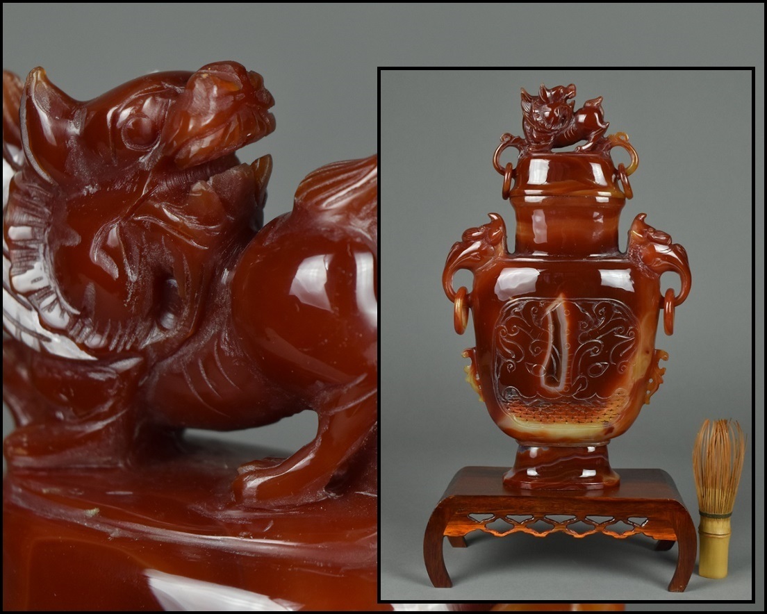 宙】仏教美術 木彫 不動明王立像 34.4cm 仏像 細密彫 仏像唐物骨董