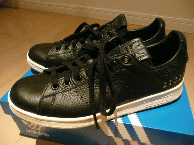 アディダス スタンスミス Stan Smith レザー コアブラック FY0070 US8 