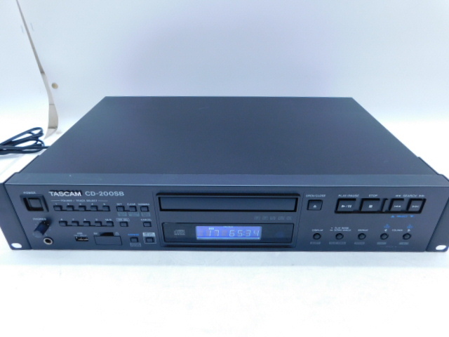 本物保証，定番人気 式794 タスカム CDプレーヤー CD-200SB TASCAM 業務用 CDデッキ リモコン有り(一般)｜売買されたオークション情報、yahooの商品情報をアーカイブ公開 - オークファン 一般