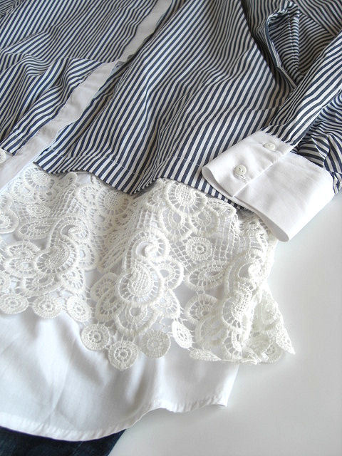 ZARA ザラ ロールアップ 美品ZARA(ザラ)ストライプシャツM長袖 カジュアル キレイめ 冷房対策 羽織り ボーダー ストライプ コットン ネイビー×ホワイト 長袖 ブラウス BASICストライプシャツ |